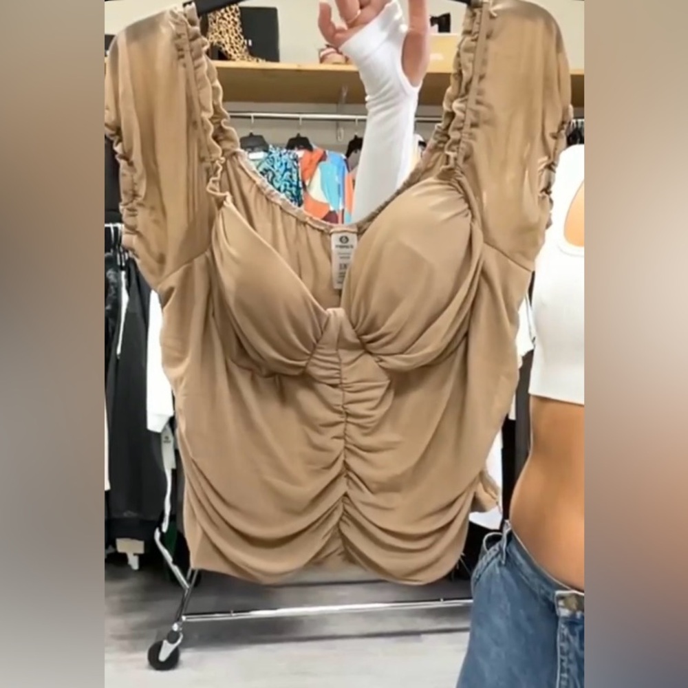 Beige top
